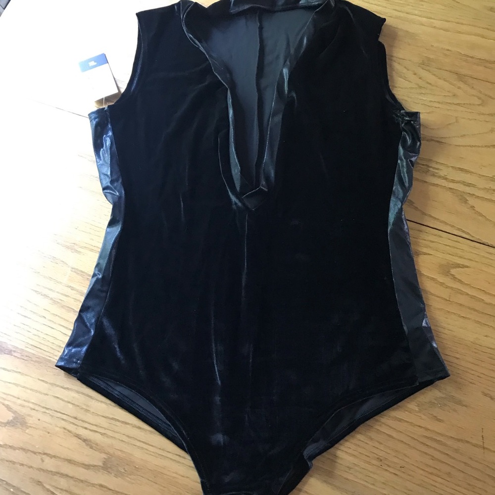 Sexy Velvet Bodysuit